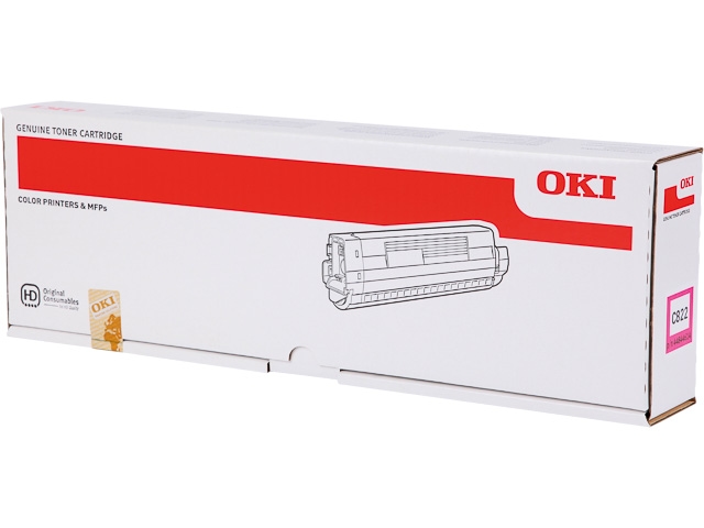 Laser/Kopierer OKI 44844614 OKI C822 TONER MAGENTA Image