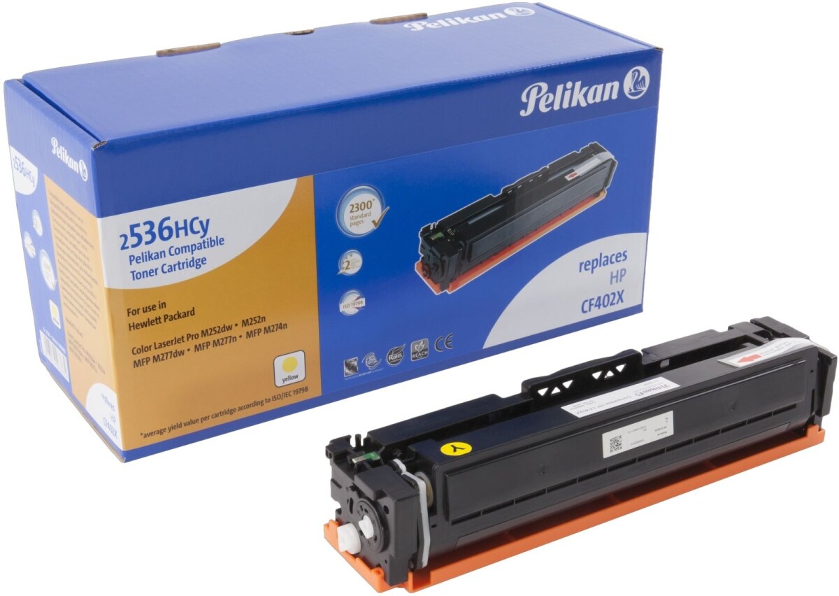 Pelikan Toner kompatibel mit HP CF402X #201X yellow High Capacity Image