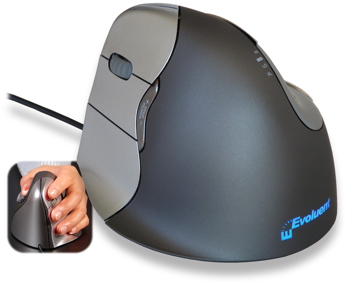 EVOLUENT Vertical Mouse 4 Linke Hand Image