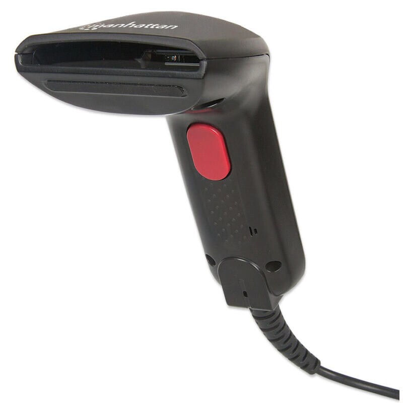 Manhattan 178488 USB-Kit Barcode-Scanner Kabelgebunden 1D CCD Schwarz Hand-Scanner USB Image
