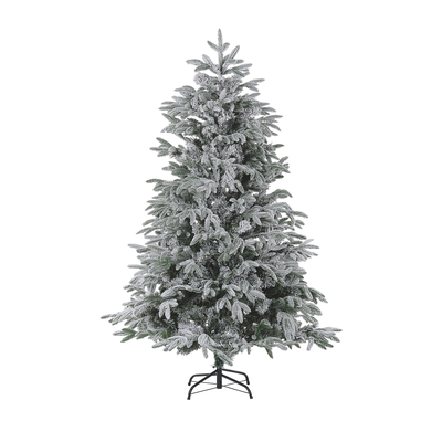 Weihnachtsbaum 180 cm Weiß Schneebedeckt mit Kunstschnee und Ständer Weihnachtszeit/ Weihnachten/ Wohnzimmer Modern