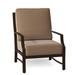 Woodard Seal Cove Patio Chair w/ Cushions in Gray/Brown | 35.5 H x 27.75 W x 34 D in | Wayfair 1X0406-48-27Y