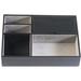 Rebrilliant Leatherette Jewelry Organizer Tray Faux Leather/Velvet in Black | 10.2 H x 7.4 W x 2.1 D in | Wayfair 8C024277AADE4DE9904690FDC51C7C66