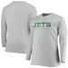 Men's Fanatics Branded Heathered Gray New York Jets Big & Tall Practice Long Sleeve T-Shirt