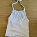 Brandy Melville Tops | Brandy Melville White Crop Halter Top New Small | Color: White | Size: S