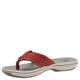 Clarks Damen Breeze Sea Flipflop, Synthetisches Rot, 39.5 EU