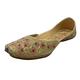 Stop n Style Punjabi Jutti Mojari Shoes Indian Jutti Khussa Shoes Jutti Shoes, Pink, 6 UK