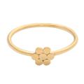 Flower of Gold,'Dainty Gold Plated Flower Motif Ring'