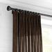 Colcha Linens Abstract Room Darkening Pinch Pleat Single Curtain Panel Polyester in Brown | 84 H in | Wayfair CPP-CP-PPP-EF