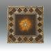 Tizo Jeweled Geometric Square Coaster in Brown | 0.25 H x 4.25 D in | Wayfair RS398BRCO