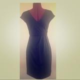 J. Crew Dresses | J Crew Special Occassion Black Satin Dress Sz 6p | Color: Black | Size: 6p