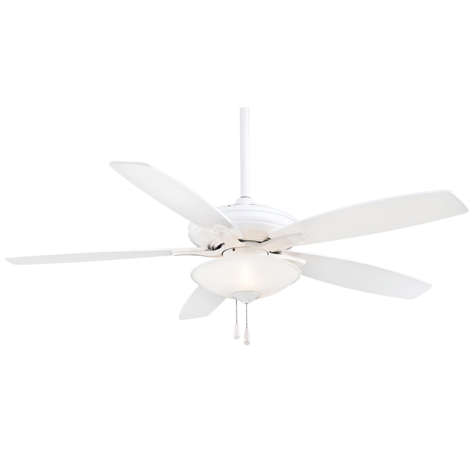 Minka Aire Mojo 52 Inch Ceiling Fan with Light Kit - F522L-WH
