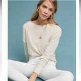 Anthropologie Tops | Anthropologie Brand Textured Long Sleeve | Color: Cream | Size: L