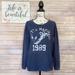 Disney Sweaters | Disney Little Mermaid 1989 Navy Pullover Sweater | Color: Blue/White | Size: L