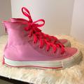 Converse Shoes | Girls Converse Chuck Taylor Pink Shoes Size 4 | Color: Pink/White | Size: 4bb