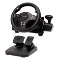 Gaming racing wheel 270 degree driving force steering wheel for racing games PC / XBOX ONE / XBOX 360/ PS4 / PS3 / Nintendo Switch / Android with pedals accelerator brake