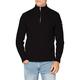 Schott NYC Men's Plecorage2 Pullover Sweater, Black, Medium