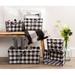 Gracie Oaks Colford Assorted 5 Piece Fabric Basket Set Fabric in Black | 14 H x 7.5 W x 8 D in | Wayfair 7FB6C4249006495B9DBED9E09160D35E