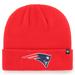 Men's '47 Red New England Patriots Secondary Basic Cuffed Knit Hat