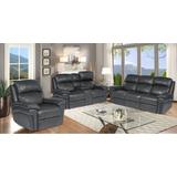 Sunset Trading Luxe Leather 3 Piece Reclining Living Room Set with Power Headrests - Sunset Trading SU-9102-94-1394-3PC