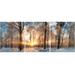 Winter 24''X43'' Each Piece Acrylic Color Painting - Whiteline Modern Living AW1583
