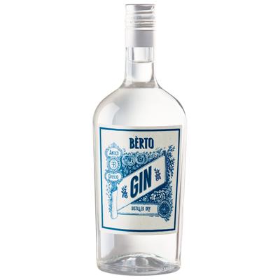 Berto Distilled Dry Gin (1 Liter) Gin - Italy