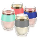 Wine Freeze Cooling Cups (Set of 4) Glassware