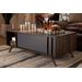 Baxton Studio Naoki Modern Two-Tone Grey & Walnut Finished Wood 1-Drawer Coffee Table - Wholesale Interiors LV15CFT15140-Columbia/Dark Grey-CT