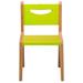 "Whitney Plus 12"" Green Chair - Whitney Brothers CR2512G"