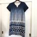 Anthropologie Dresses | Emberley Tie Dye Dress | Color: Blue/White | Size: S