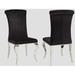BSD National Supplies Velvet Dining Chair in Upholstered/Velvet in Black | 41.25 H x 19 W x 27.5 D in | Wayfair BH-072-138-105CR