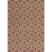 Brown/Red 63 x 0.44 in Area Rug - Dakota Fields Glastonbury Geometric Tufted Red/Brown Area Rug Nylon | 63 W x 0.44 D in | Wayfair