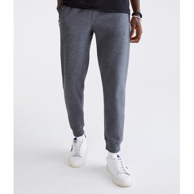 Aeropostale Mens' Solid Jogger Sweatpants - Dark Grey - Size XS - Cotton