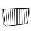 Black Outdoor Safety Pet Gate, 2" L X 36" W X 29.5" H, 11 LBS