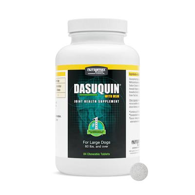 NUTRAMAX DASUQUIN with MSM Joint Health Supplement for Large Dogs, Count of 84