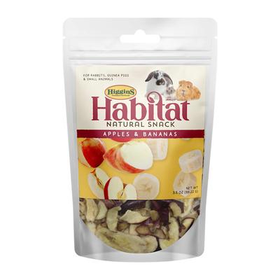 Higgins Habitat Natural Snack Apples & Bananas Treats for Rabbit, 3.5 oz.