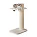 Maple 2 Level Beige Cat Tree, 23.23" L X 17.7" W X 38.19" H, 27 LBS, Brown