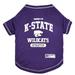 NCAA BIG 12 T-Shirt for Dogs, Large, Kansas State, Multi-Color