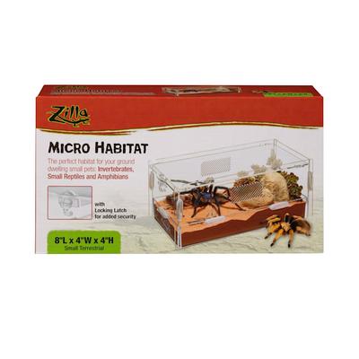 Zilla Micro Habitat Terrestrial, 4" L X 4" W X 4" H