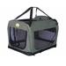 Portable Soft Green Dog Crate, 20" L X 13" W X 13" H, Small