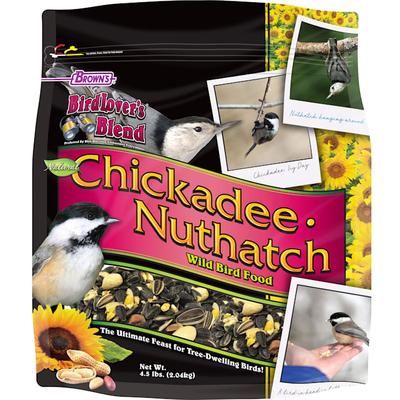 Brown's Bird Lover's Blend Chickadee/Nuthatch Blend Dry Food, 4.5 lbs.