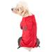 Red Quantum-Ice Full-Bodied Adjustable and 3M Reflective Dog Jacket, Small