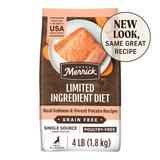 Limited Ingredients Diet Grain Free Salmon and Sweet Potato, Premium and Healthy Kibble Dry Dog Food, 4 lbs.