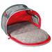 2-In-1 Cat and Small Dog Carrier and Travel Mat, 20" L X 9" W X 13" W, Medium, Gray