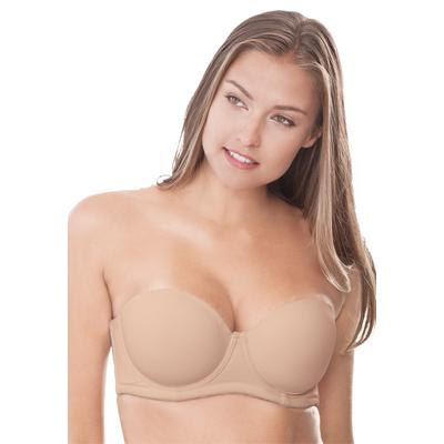 Plus Size Women's Convertible Strapless Underwire Bra by Comfort Choice in Nude (Size 40 D)
