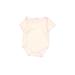 bg baby gear Short Sleeve Onesie: Pink Bottoms - Size 0-3 Month