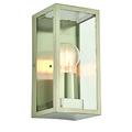 Saxby Breton - Outdoor Wall Lantern 1 Light Wall IP44 28W Brushed Stainless Steel
