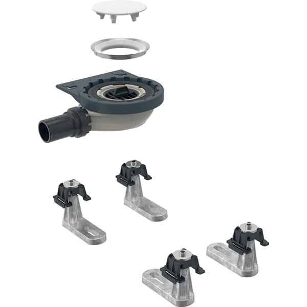 Geberit Rohbauset, zu Geberit Duschfläche Setaplano Sperrwasserhöhe 30 mm d40 4 F., 154020001 154020001 Image