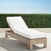 St. Kitts Chaise Lounge in Weathered Teak with Cushions - Paloma Medallion Cobalt, Standard - Frontgate
