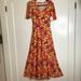 Lularoe Dresses | Lularoe Ana Dress | Color: Red/White | Size: Xs